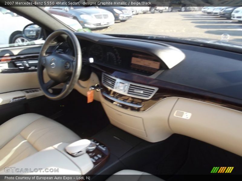 designo Graphite Metallic / Beige/Black 2007 Mercedes-Benz S 550 4Matic Sedan