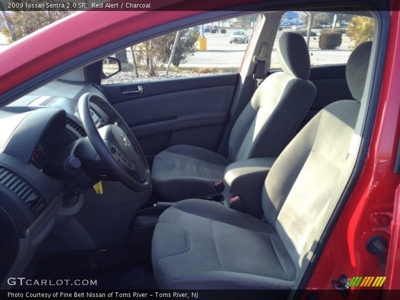 Red Alert / Charcoal 2009 Nissan Sentra 2.0 SR