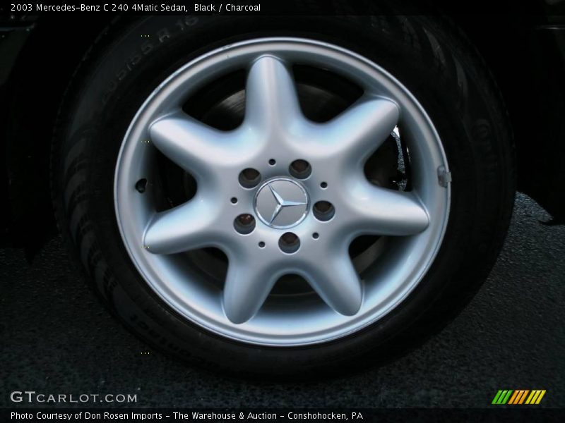 Black / Charcoal 2003 Mercedes-Benz C 240 4Matic Sedan