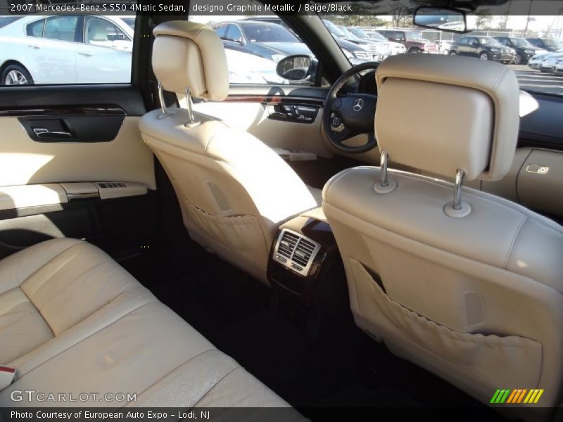 designo Graphite Metallic / Beige/Black 2007 Mercedes-Benz S 550 4Matic Sedan