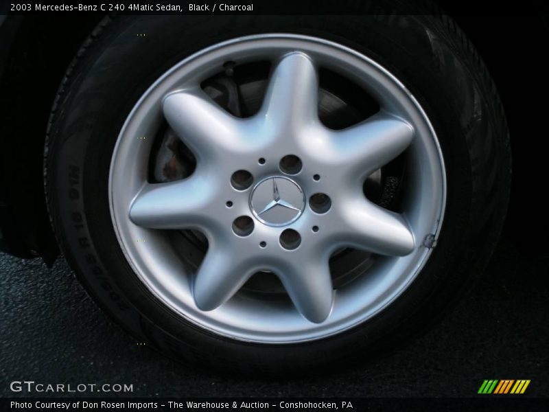 Black / Charcoal 2003 Mercedes-Benz C 240 4Matic Sedan