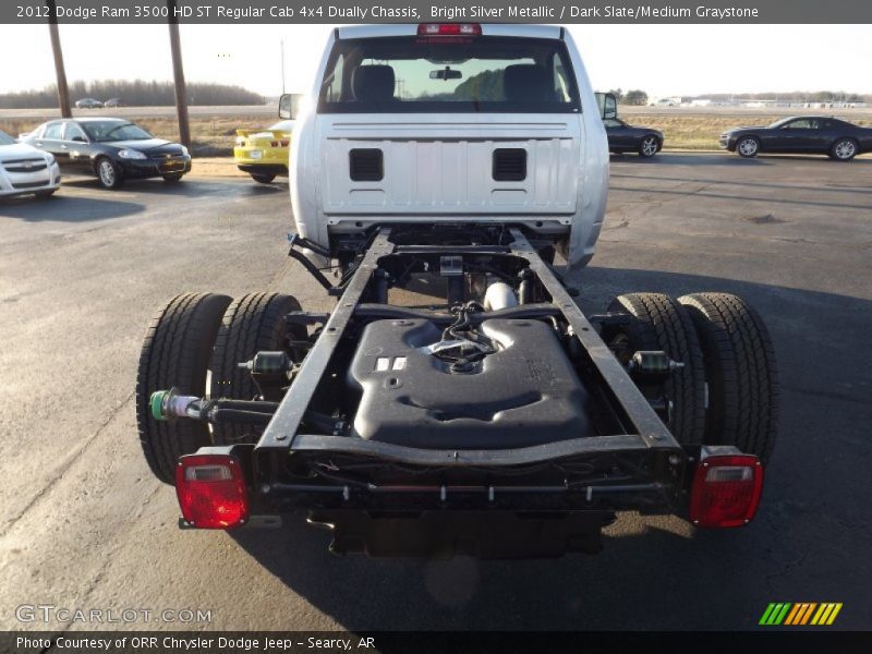 Bright Silver Metallic / Dark Slate/Medium Graystone 2012 Dodge Ram 3500 HD ST Regular Cab 4x4 Dually Chassis