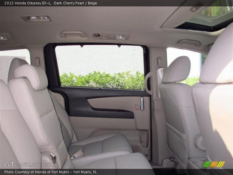 Dark Cherry Pearl / Beige 2013 Honda Odyssey EX-L