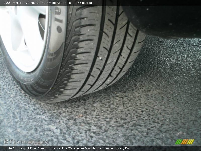Black / Charcoal 2003 Mercedes-Benz C 240 4Matic Sedan