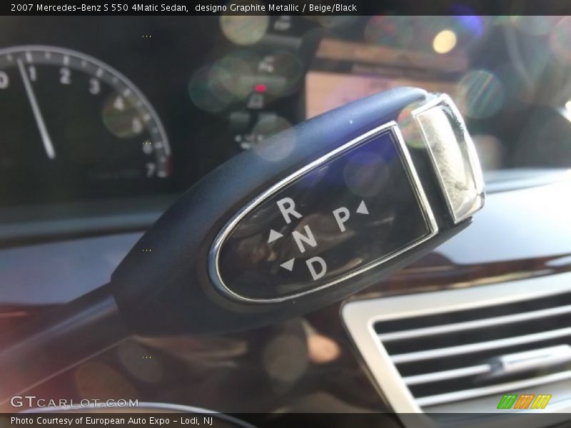 designo Graphite Metallic / Beige/Black 2007 Mercedes-Benz S 550 4Matic Sedan