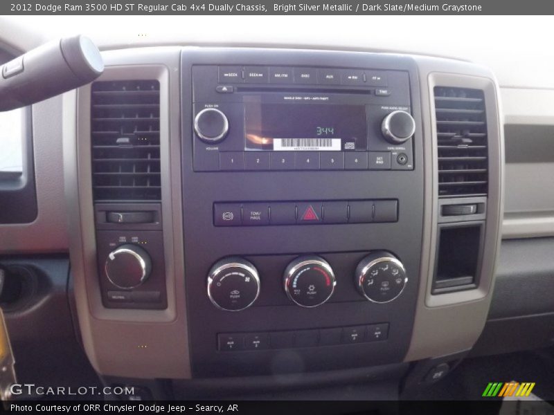 Bright Silver Metallic / Dark Slate/Medium Graystone 2012 Dodge Ram 3500 HD ST Regular Cab 4x4 Dually Chassis
