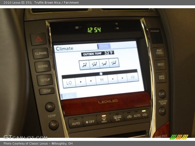 Controls of 2010 ES 350