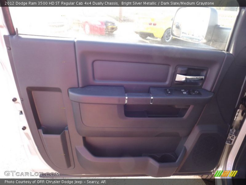 Bright Silver Metallic / Dark Slate/Medium Graystone 2012 Dodge Ram 3500 HD ST Regular Cab 4x4 Dually Chassis