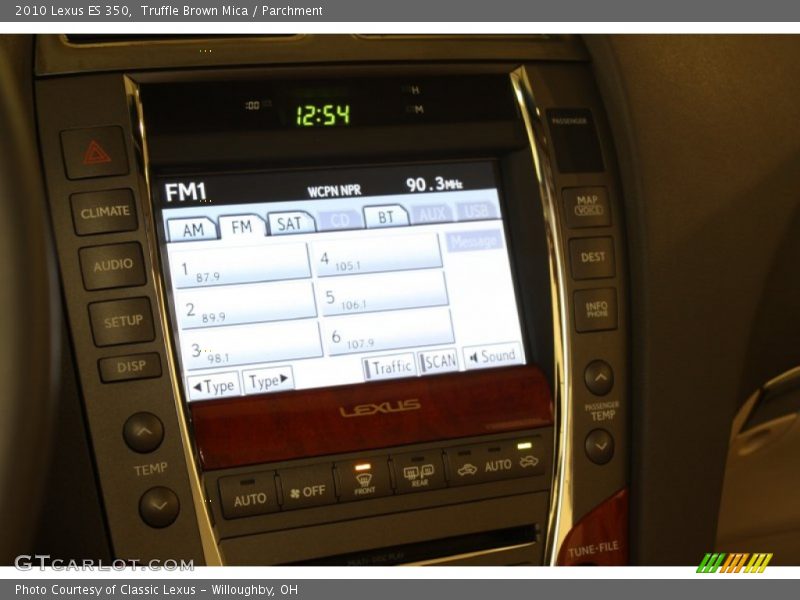 Audio System of 2010 ES 350