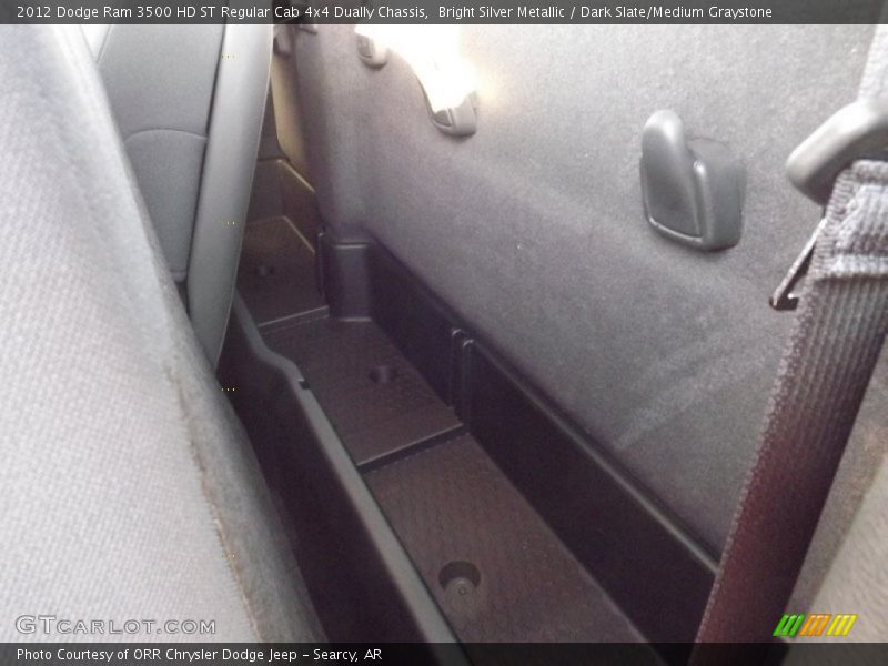 Bright Silver Metallic / Dark Slate/Medium Graystone 2012 Dodge Ram 3500 HD ST Regular Cab 4x4 Dually Chassis