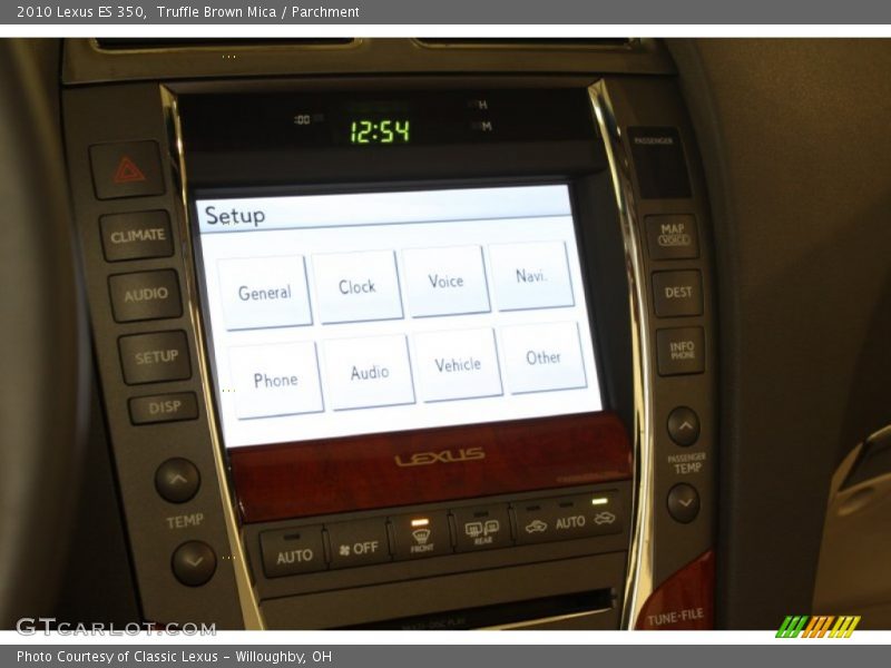 Controls of 2010 ES 350