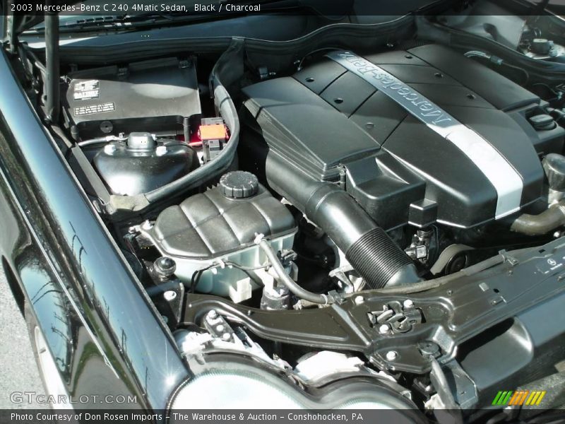 Black / Charcoal 2003 Mercedes-Benz C 240 4Matic Sedan