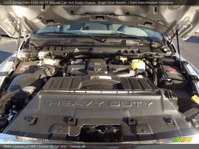  2012 Ram 3500 HD ST Regular Cab 4x4 Dually Chassis Engine - 6.7 Liter OHV 24-Valve Cummins VGT Turbo-Diesel Inline 6 Cylinder