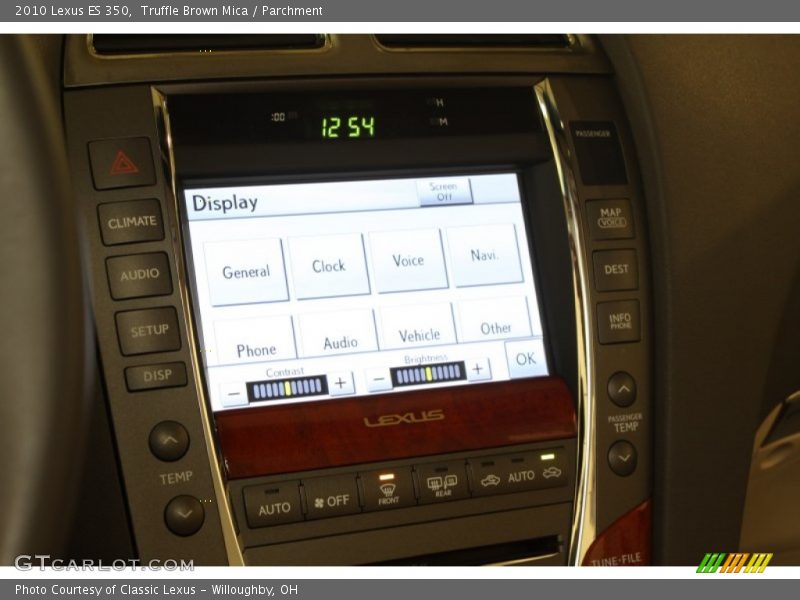 Controls of 2010 ES 350