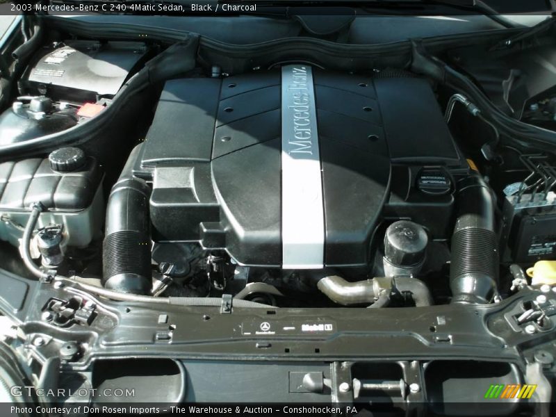 Black / Charcoal 2003 Mercedes-Benz C 240 4Matic Sedan