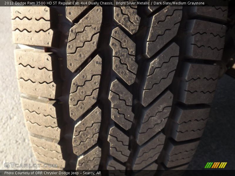 Bright Silver Metallic / Dark Slate/Medium Graystone 2012 Dodge Ram 3500 HD ST Regular Cab 4x4 Dually Chassis