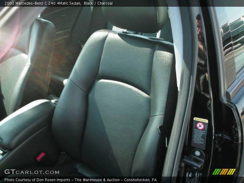 Black / Charcoal 2003 Mercedes-Benz C 240 4Matic Sedan