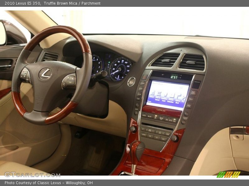 Dashboard of 2010 ES 350