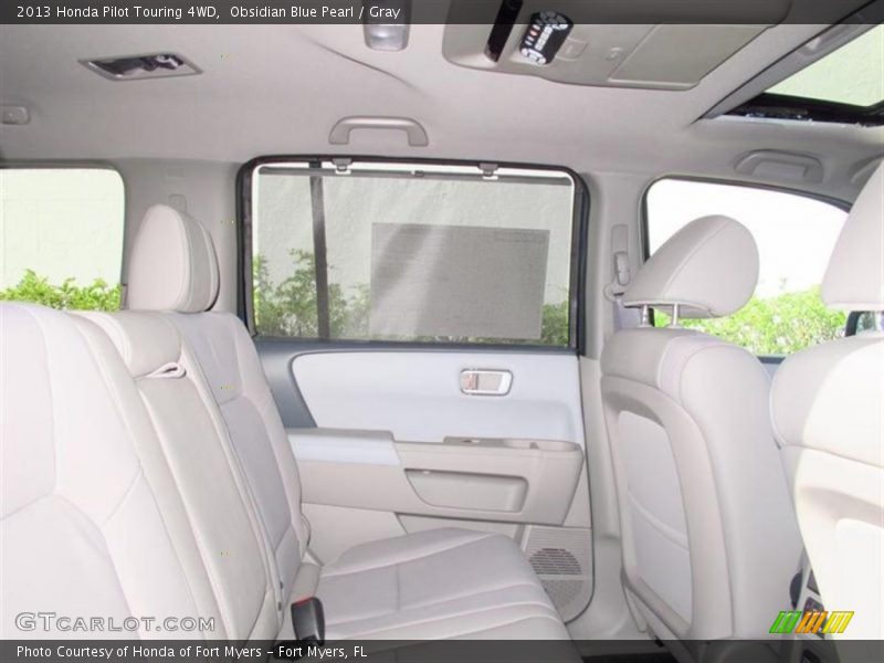 Obsidian Blue Pearl / Gray 2013 Honda Pilot Touring 4WD