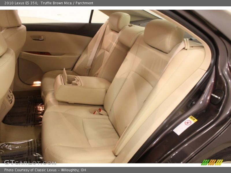Rear Seat of 2010 ES 350