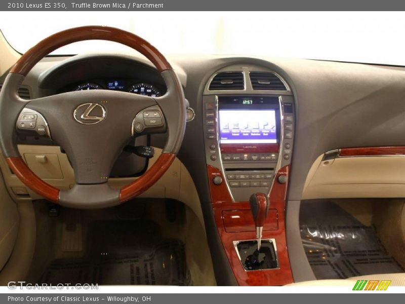 Dashboard of 2010 ES 350