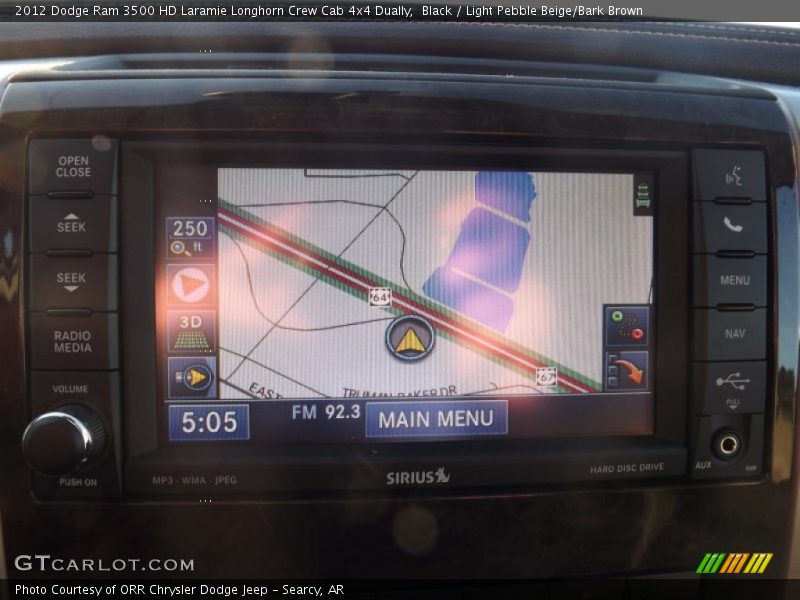 Black / Light Pebble Beige/Bark Brown 2012 Dodge Ram 3500 HD Laramie Longhorn Crew Cab 4x4 Dually