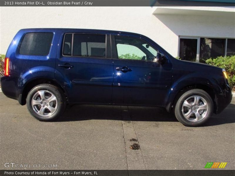  2013 Pilot EX-L Obsidian Blue Pearl