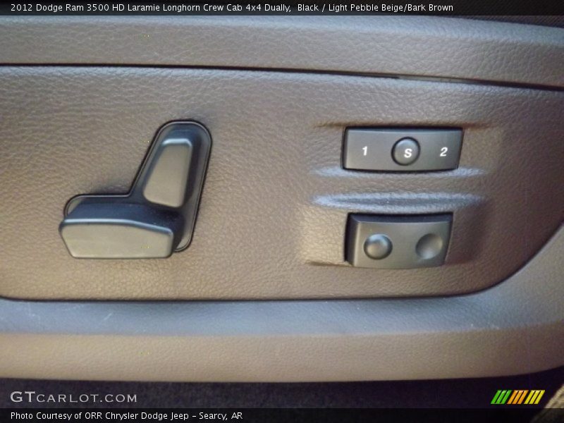 Black / Light Pebble Beige/Bark Brown 2012 Dodge Ram 3500 HD Laramie Longhorn Crew Cab 4x4 Dually