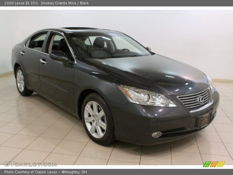Smokey Granite Mica / Black 2009 Lexus ES 350