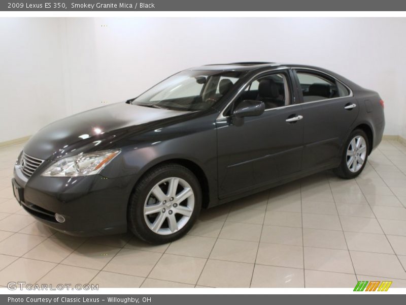 Smokey Granite Mica / Black 2009 Lexus ES 350