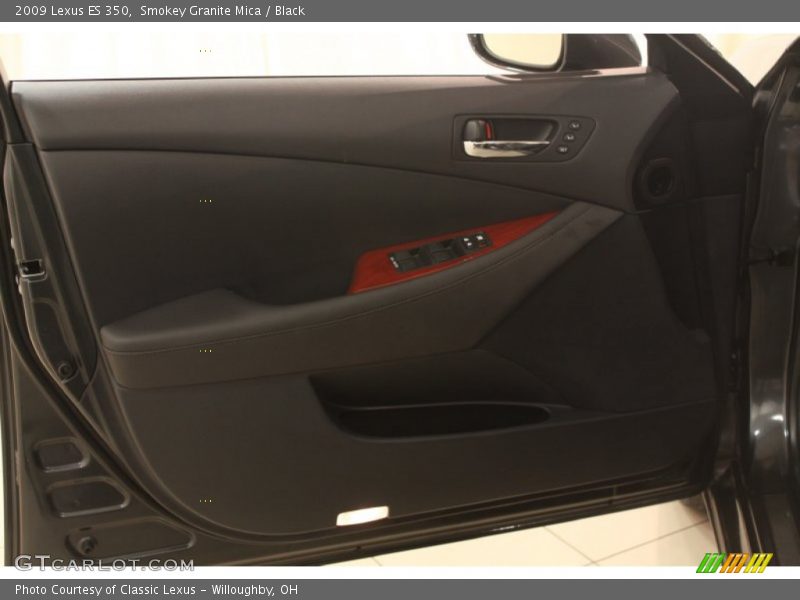 Smokey Granite Mica / Black 2009 Lexus ES 350