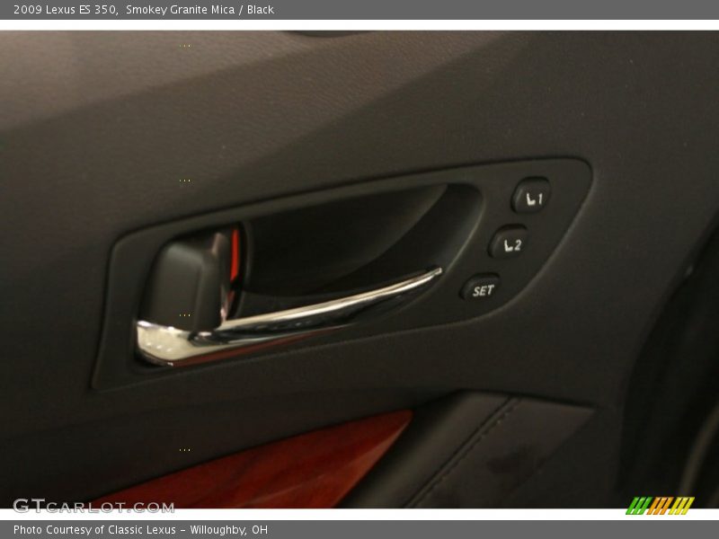 Smokey Granite Mica / Black 2009 Lexus ES 350