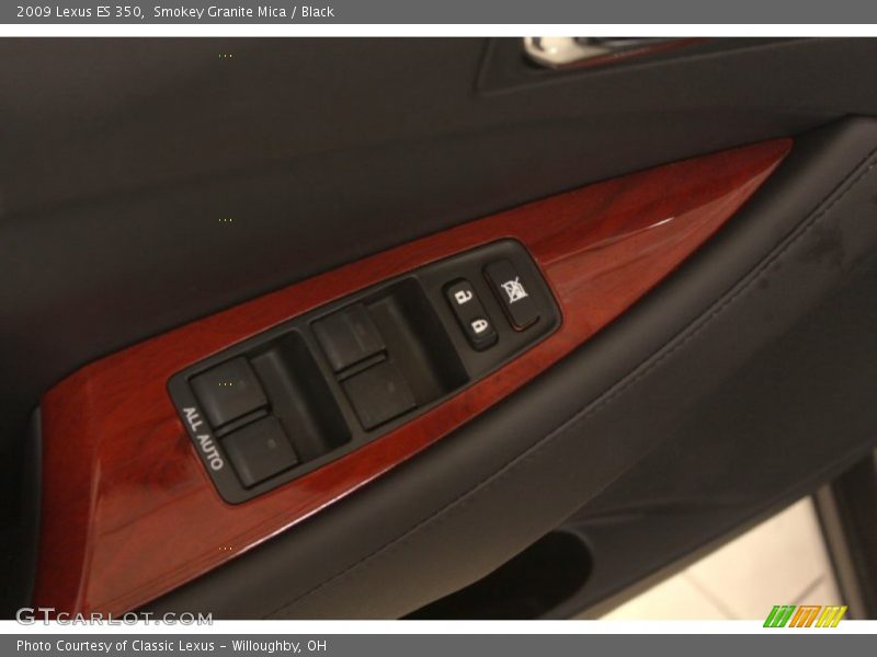 Smokey Granite Mica / Black 2009 Lexus ES 350
