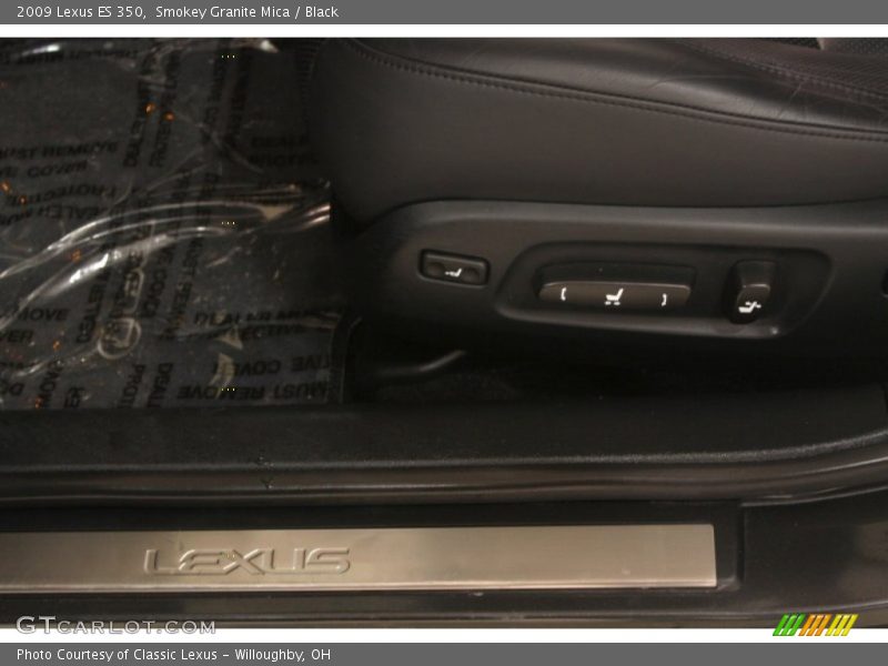 Smokey Granite Mica / Black 2009 Lexus ES 350
