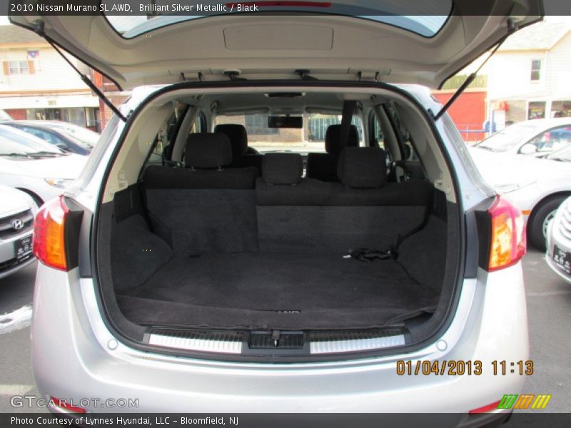 Brilliant Silver Metallic / Black 2010 Nissan Murano SL AWD