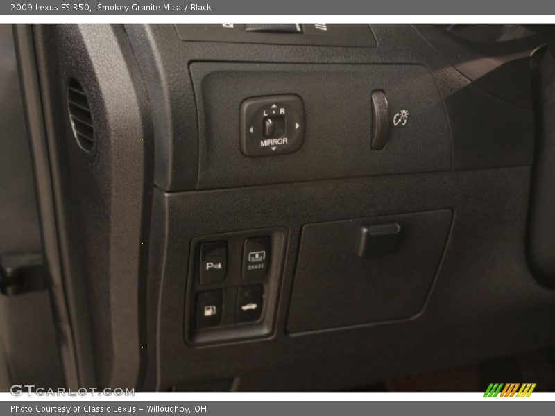 Smokey Granite Mica / Black 2009 Lexus ES 350