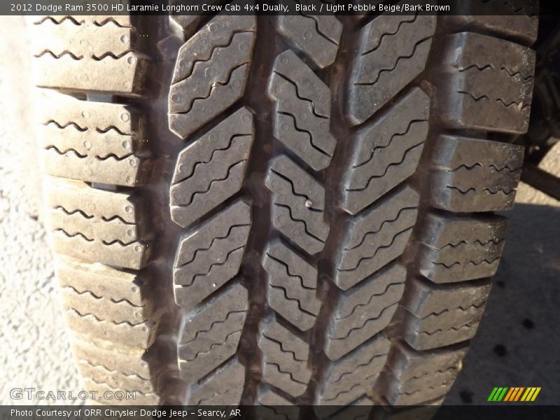 Black / Light Pebble Beige/Bark Brown 2012 Dodge Ram 3500 HD Laramie Longhorn Crew Cab 4x4 Dually
