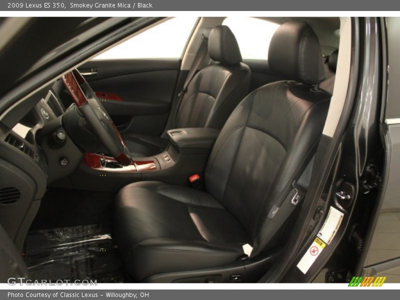 Smokey Granite Mica / Black 2009 Lexus ES 350