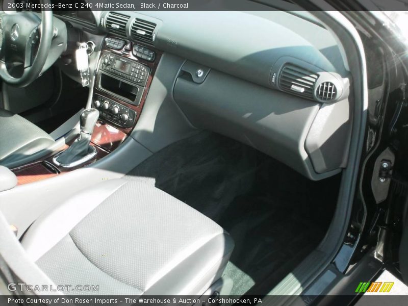 Black / Charcoal 2003 Mercedes-Benz C 240 4Matic Sedan