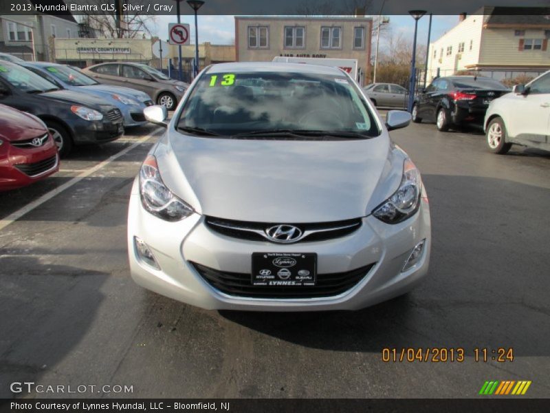 Silver / Gray 2013 Hyundai Elantra GLS
