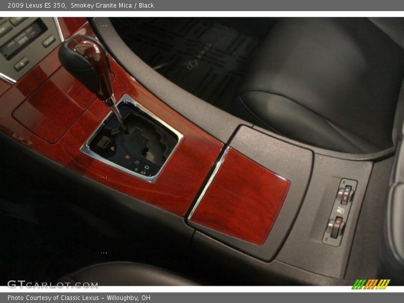 Smokey Granite Mica / Black 2009 Lexus ES 350