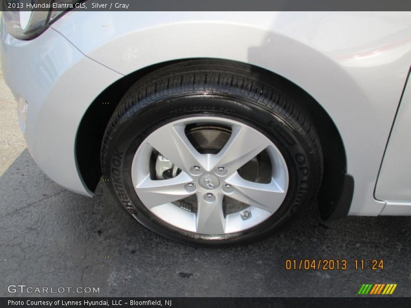 Silver / Gray 2013 Hyundai Elantra GLS