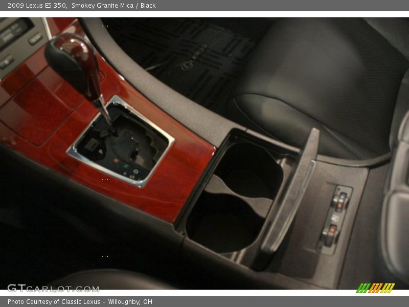Smokey Granite Mica / Black 2009 Lexus ES 350
