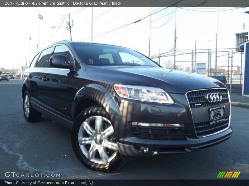 Daytona Gray Pearl / Black 2007 Audi Q7 4.2 Premium quattro