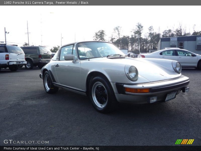 Pewter Metallic / Black 1982 Porsche 911 Carrera Targa