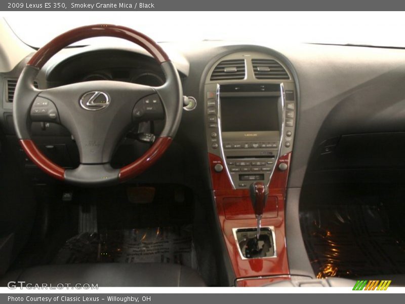 Smokey Granite Mica / Black 2009 Lexus ES 350