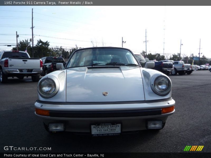Pewter Metallic / Black 1982 Porsche 911 Carrera Targa