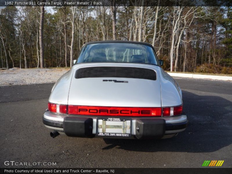 Pewter Metallic / Black 1982 Porsche 911 Carrera Targa