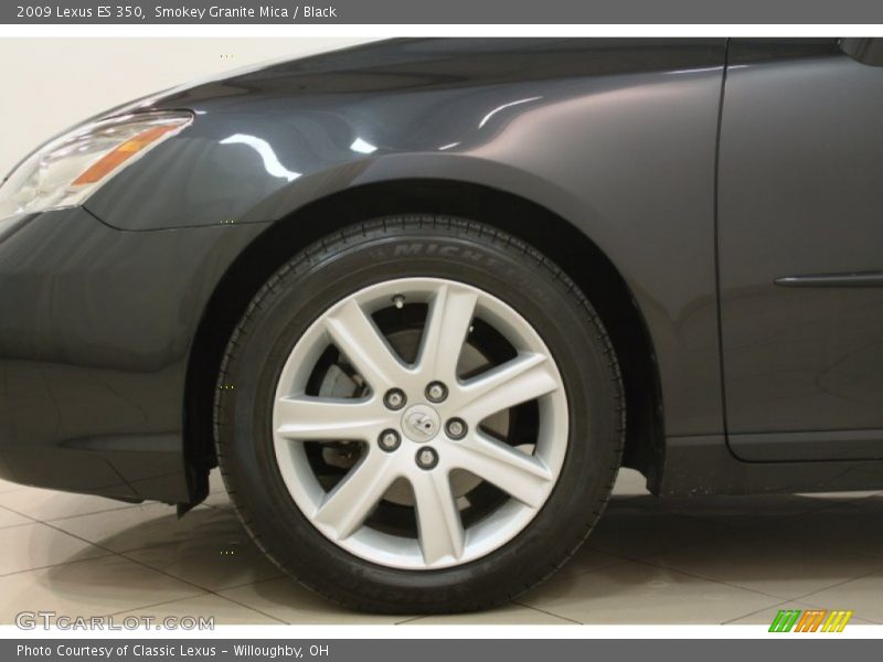 Smokey Granite Mica / Black 2009 Lexus ES 350