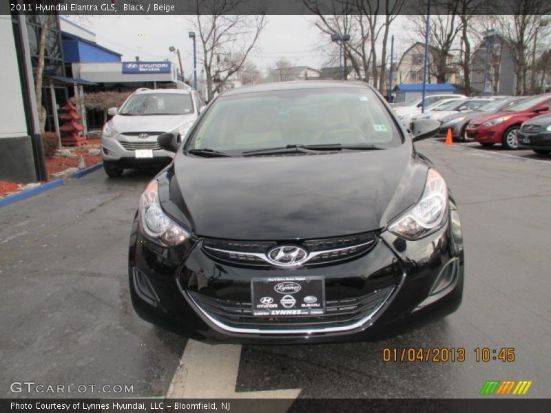 Black / Beige 2011 Hyundai Elantra GLS